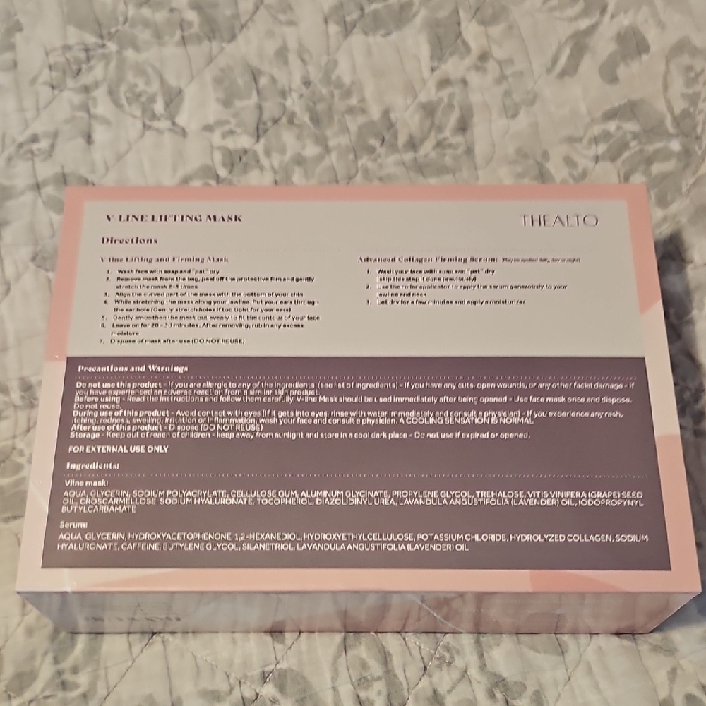 V-Line Lifting Mask - Pink - Picture 3 of 5